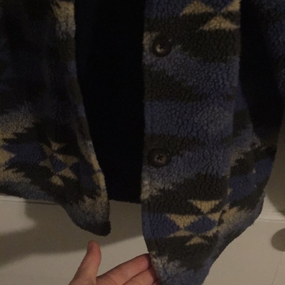 Vintage Woolrich button-down southwestern fleece - Picture 6 of 7